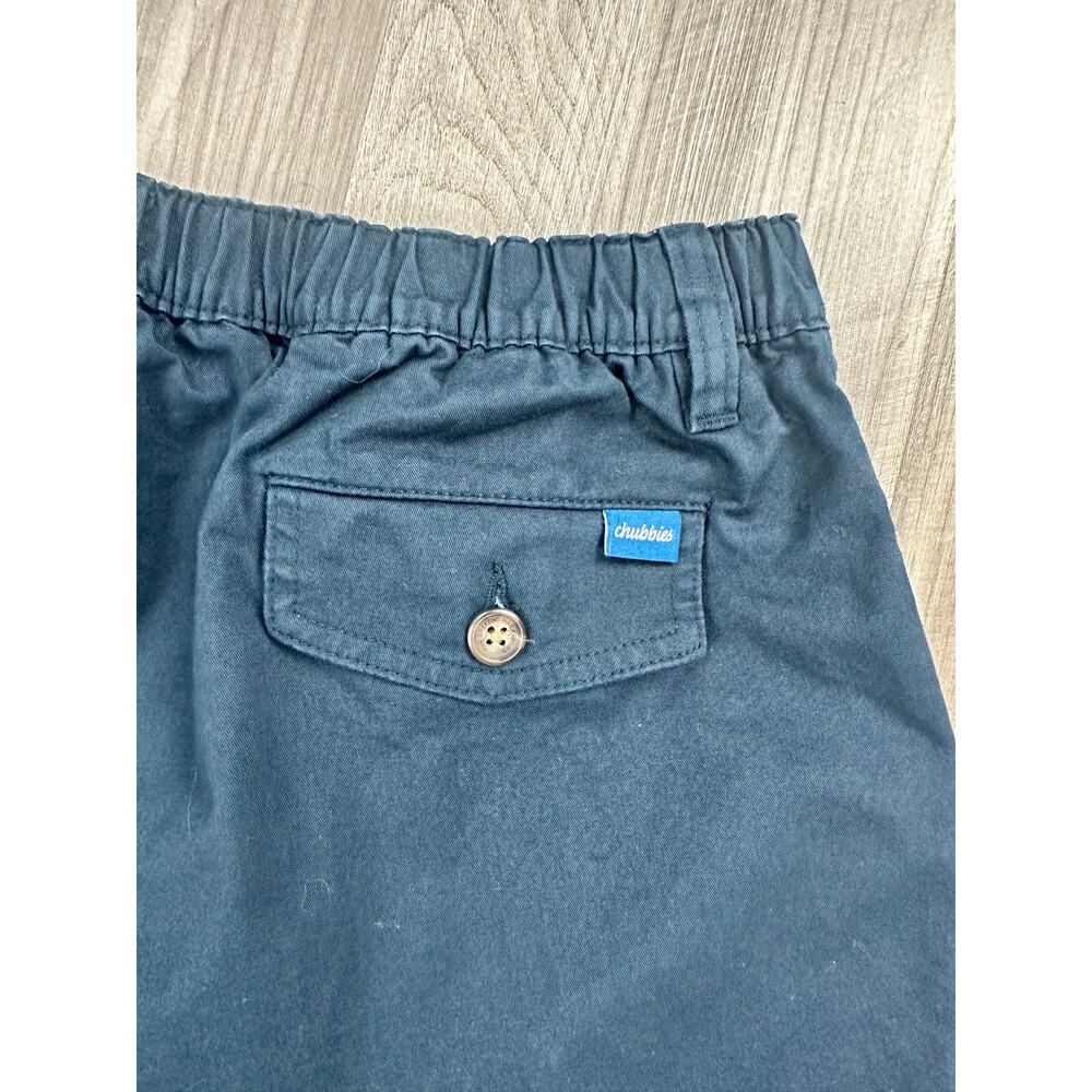Chubbies 5.5” Elastic Waist Chino Shorts Navy — Size Large - Picture 3 of 9